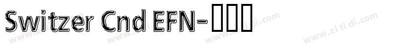 Switzer Cnd EFN字体转换
